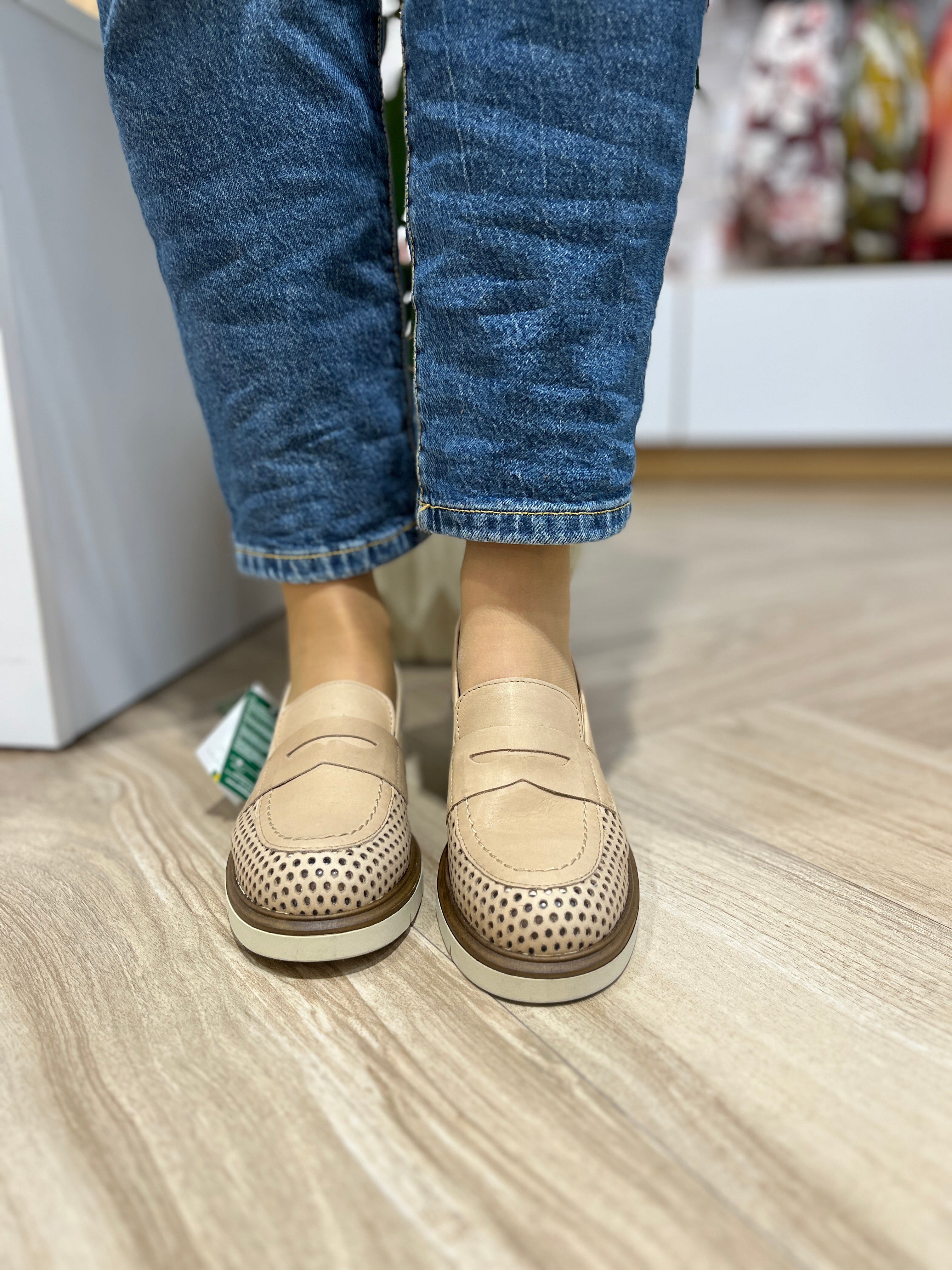 Mocasín troquelado Pitillos