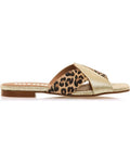 Sandalias Leopardo Natural Mustang