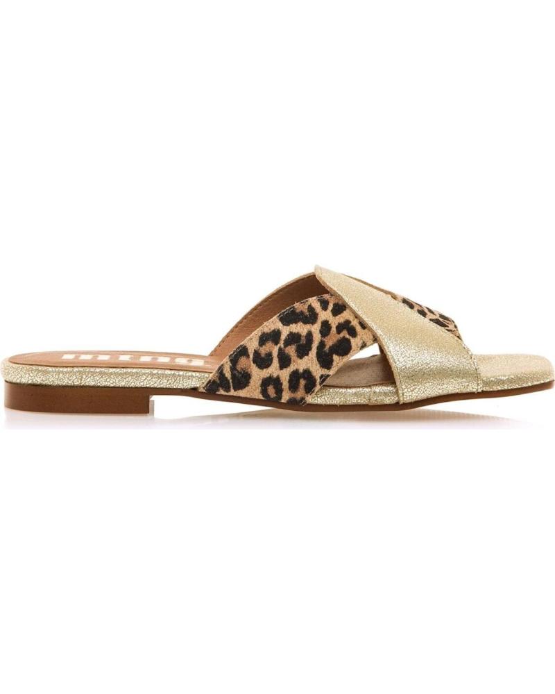 Sandalias Leopardo Natural Mustang