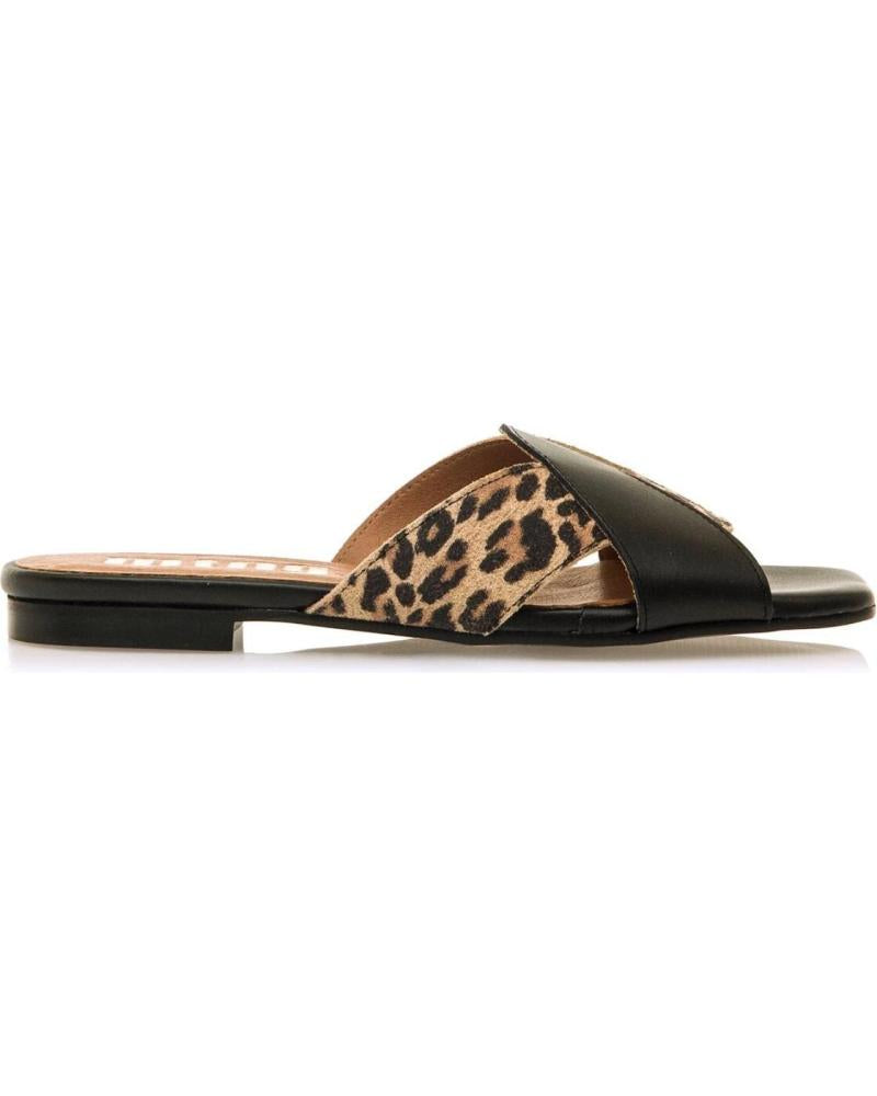 Sandalias Leopardo Natural Mustang