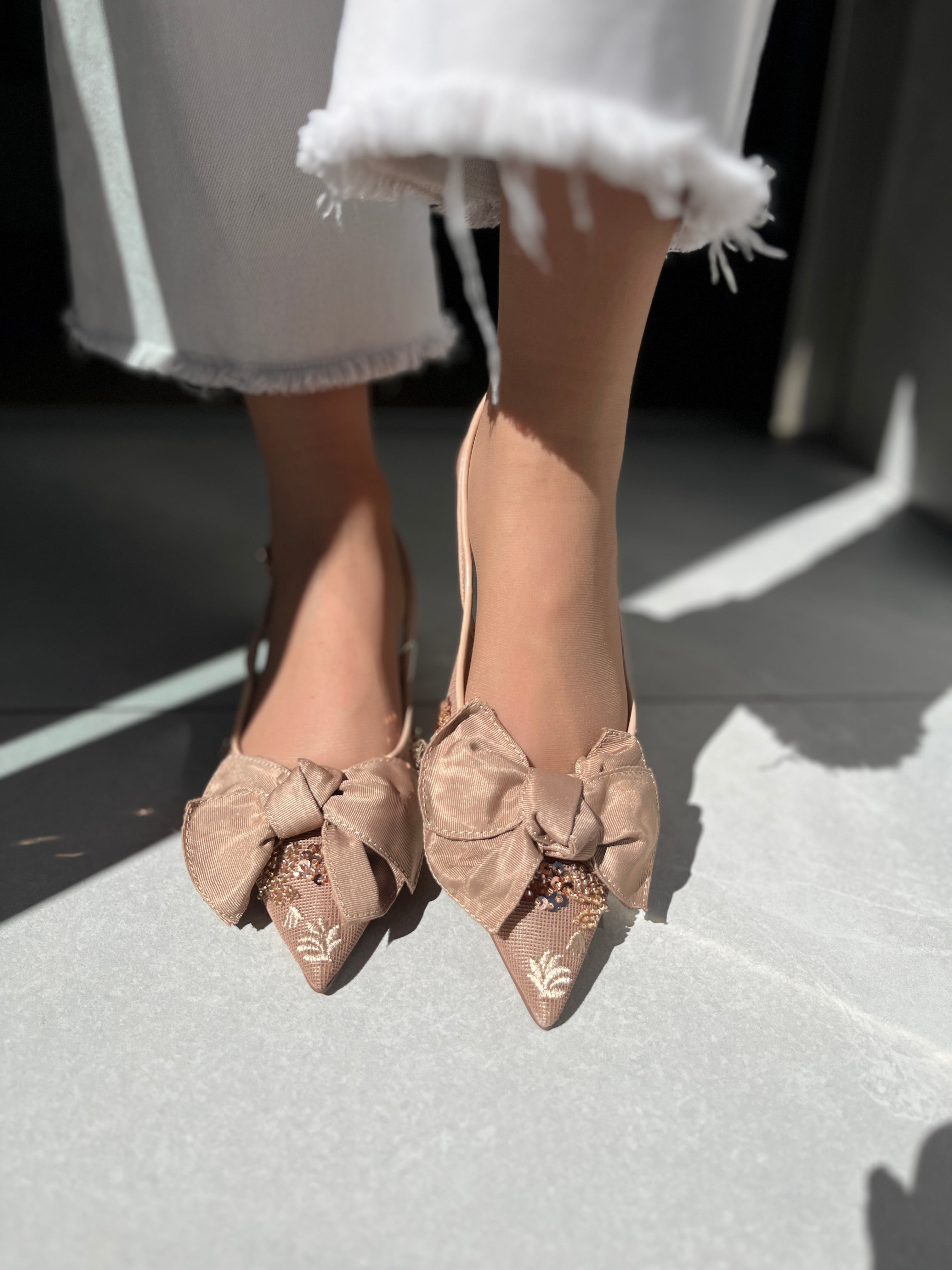 Zapato destalonado tacón bajo Corina