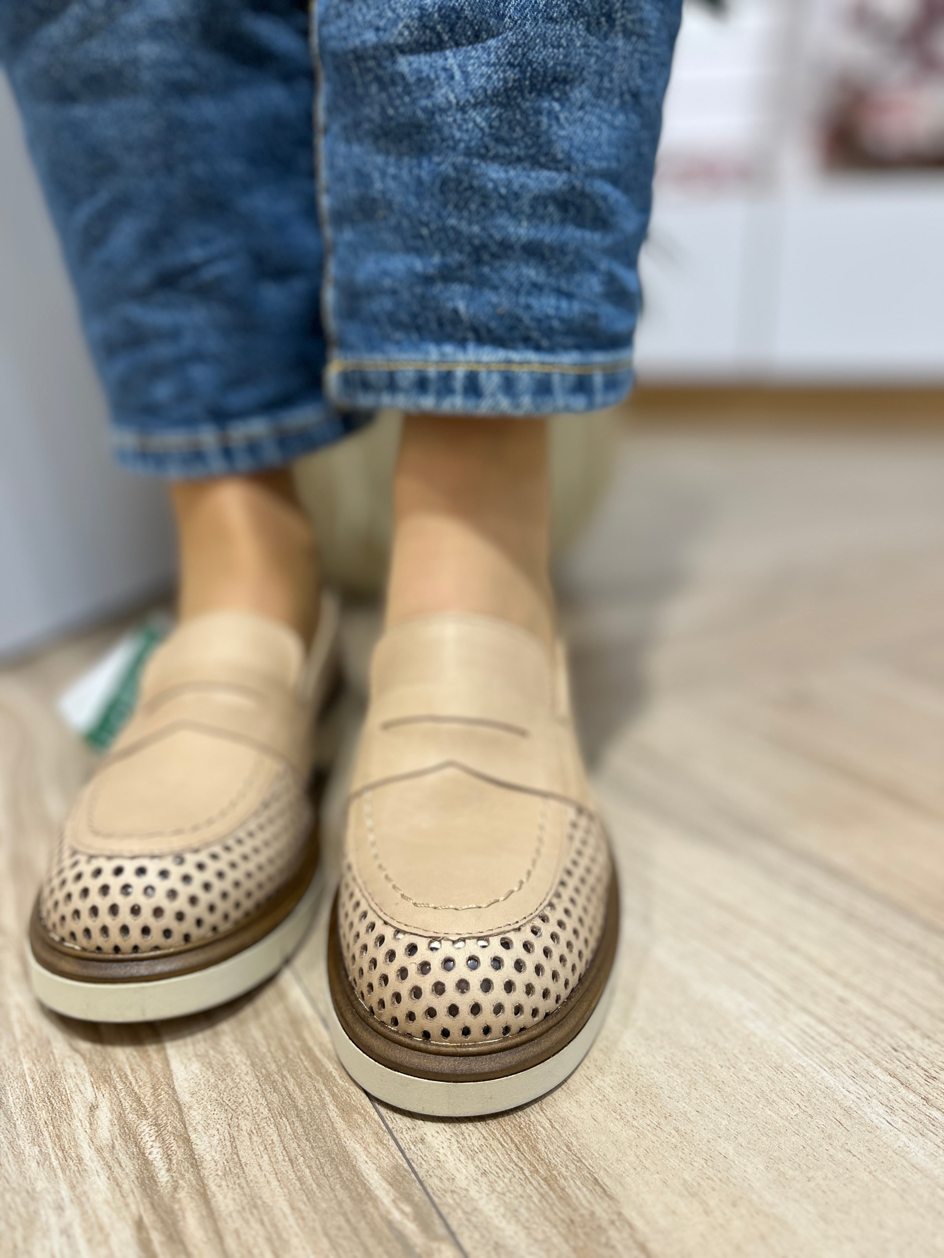 Mocasín troquelado Pitillos
