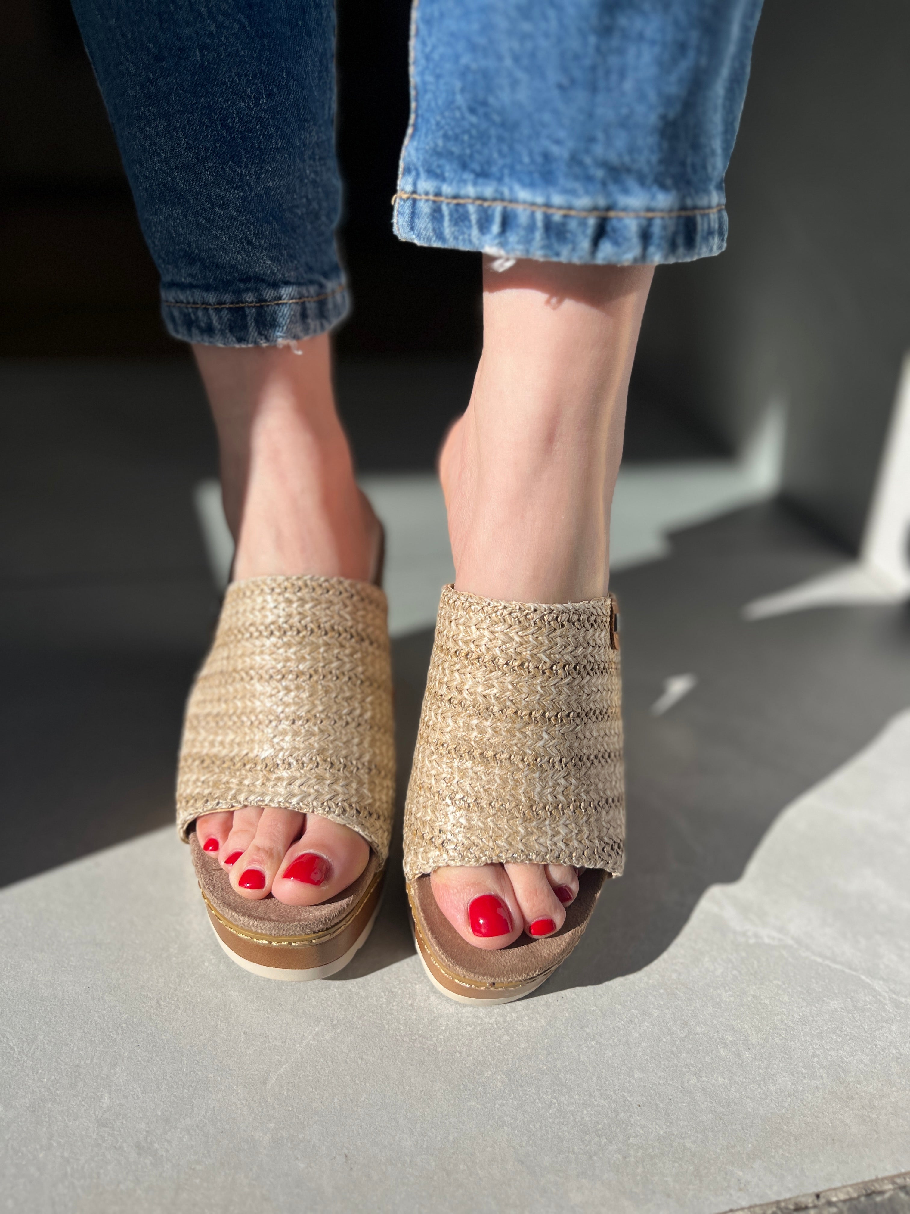 Sandalias de Tacón Refresh Taupe