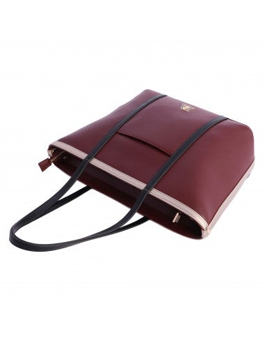 Bolso Shopper Luneta - Burdeos