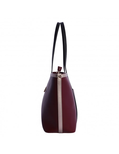 Bolso Shopper Luneta - Burdeos