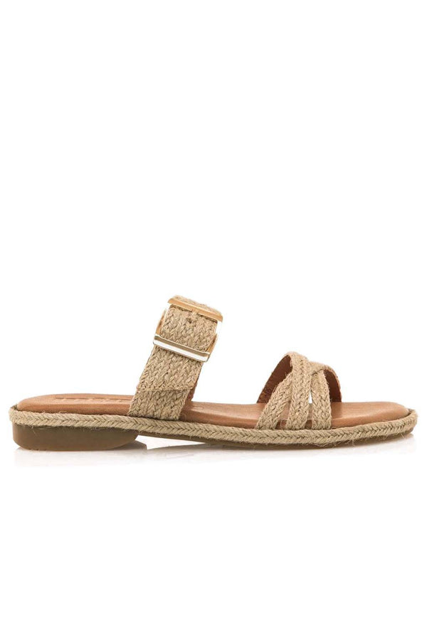 Sandalias Trenza Natural Mustang