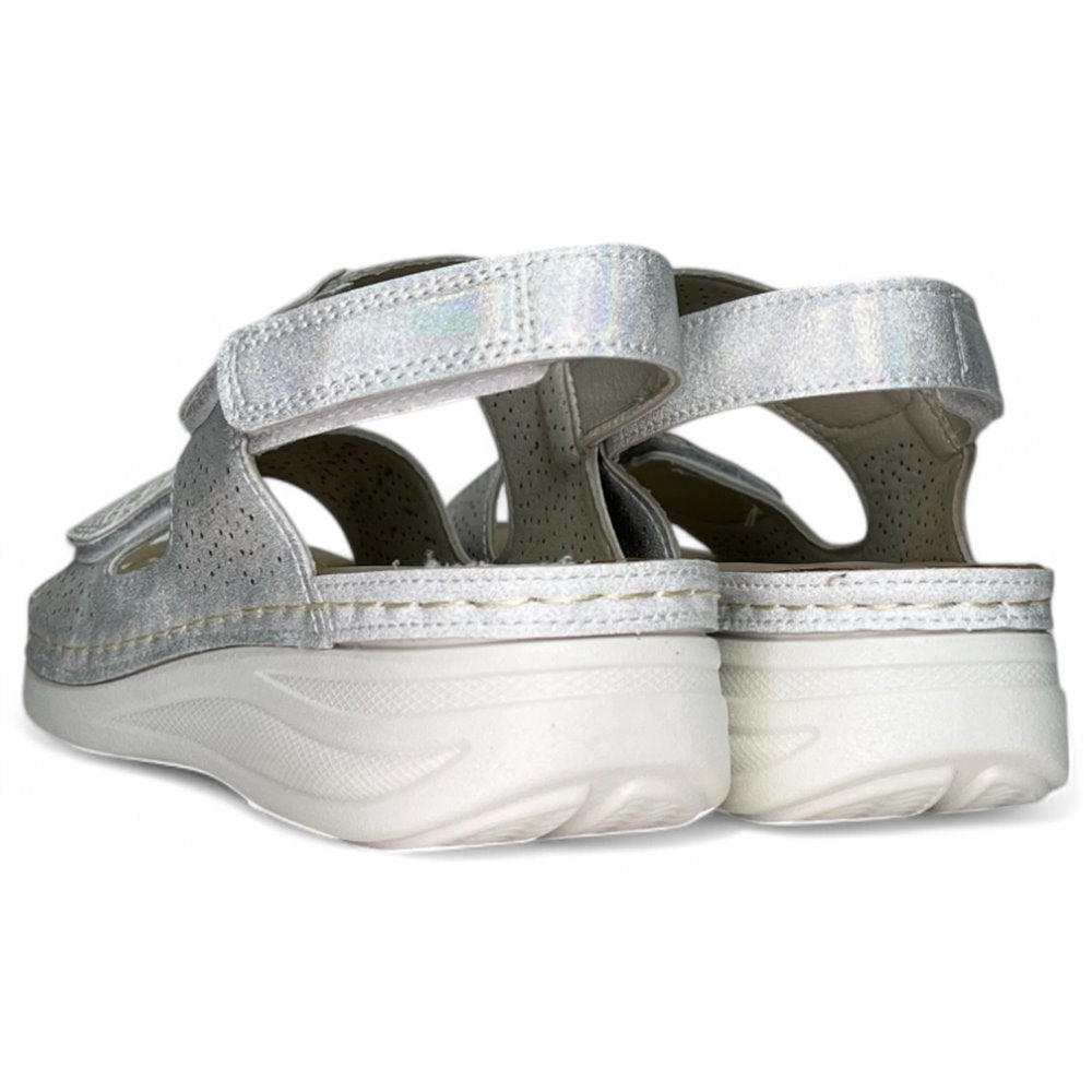 Sandalias Mysoft Plata