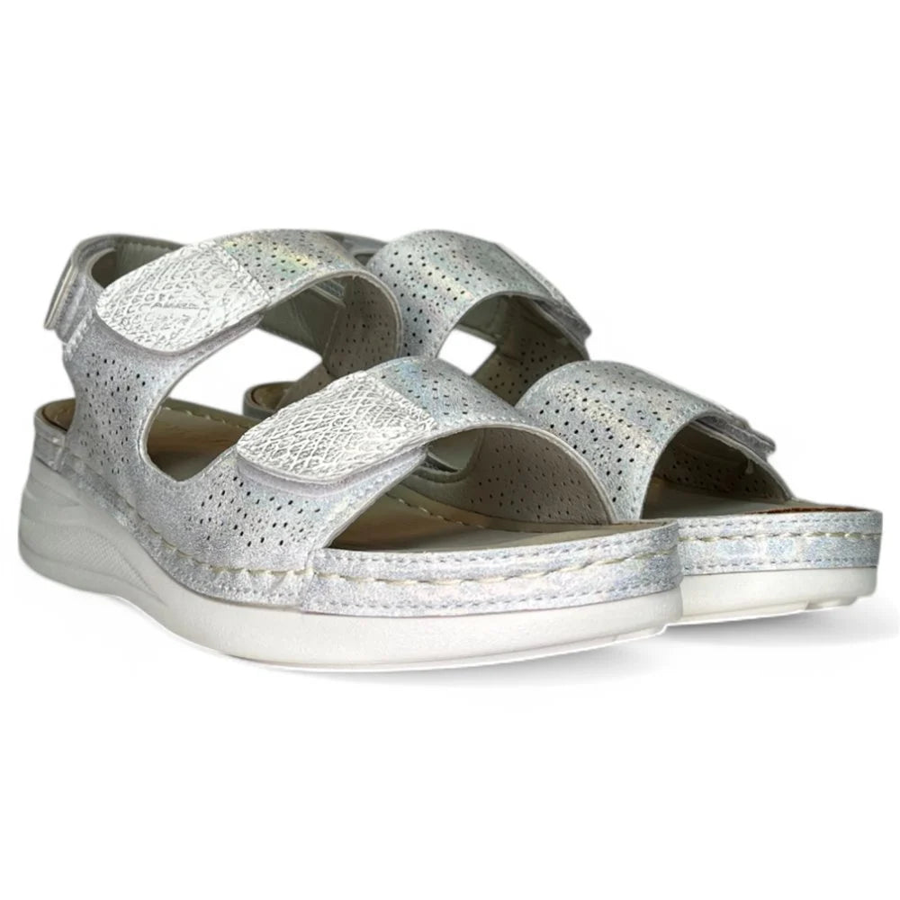 Sandalias Mysoft Plata