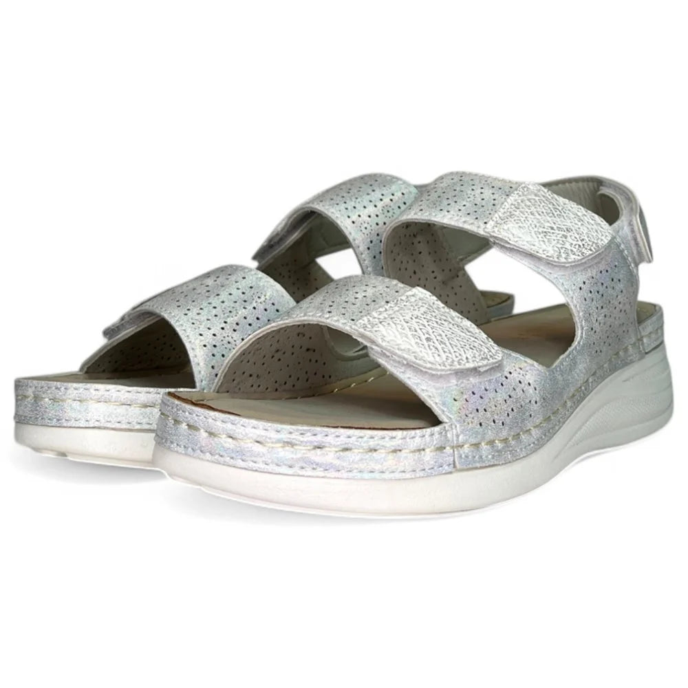Sandalias Mysoft Plata